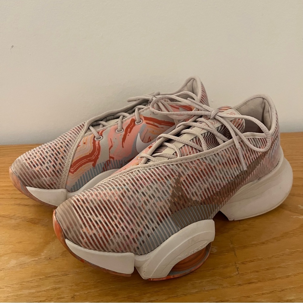 {Nike} Desert Sand Metallic Copper Air Zoom SuperRep 2 Sneakers